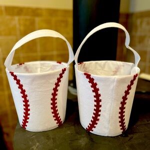 Baseball cloth buckets